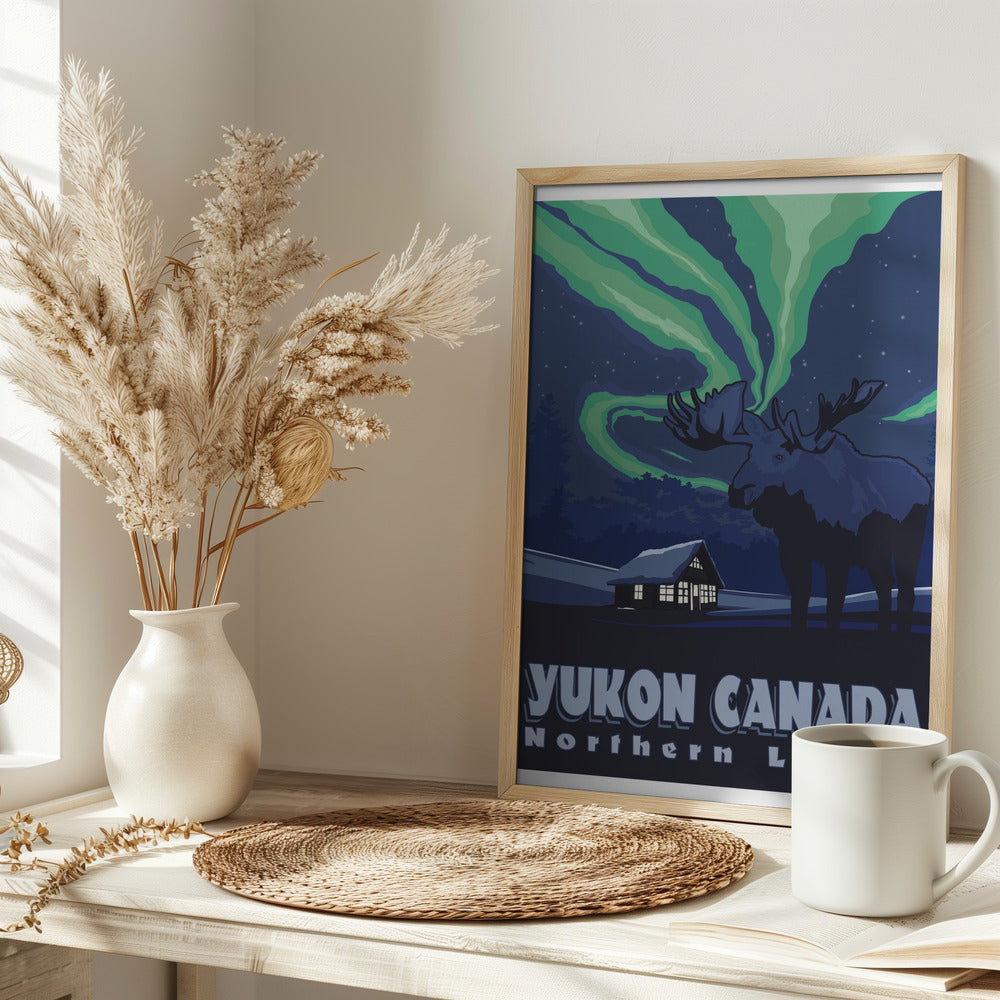 Yukon Canada Travel Print Poster