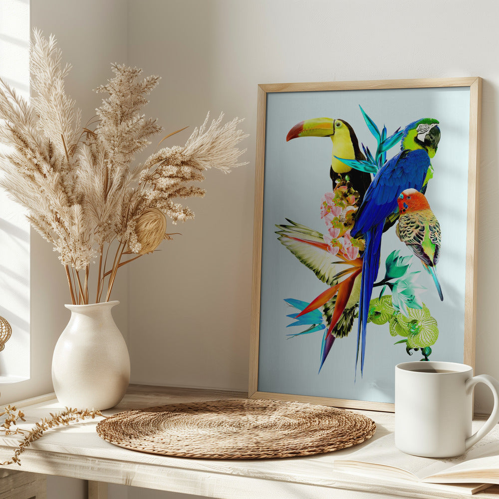 Birds of Paradise II Poster