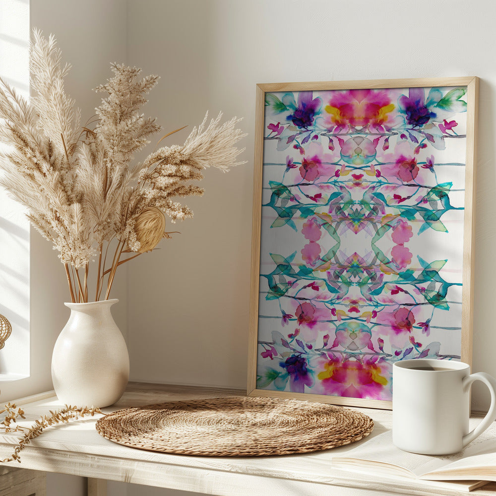 Watercolor Wildflower Poster