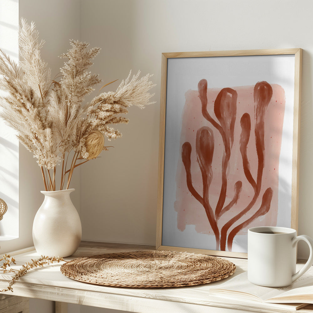 Brown Corals Poster