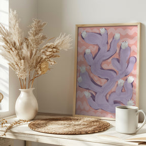 Purple Coral Poster