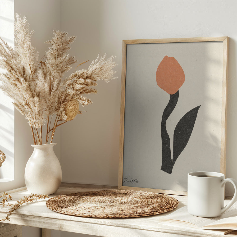 Modern Flower 01 Poster