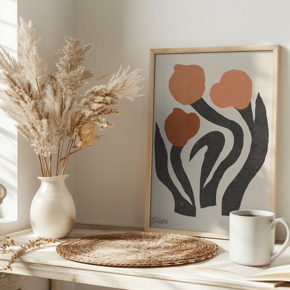 Modern Flower 02 Poster