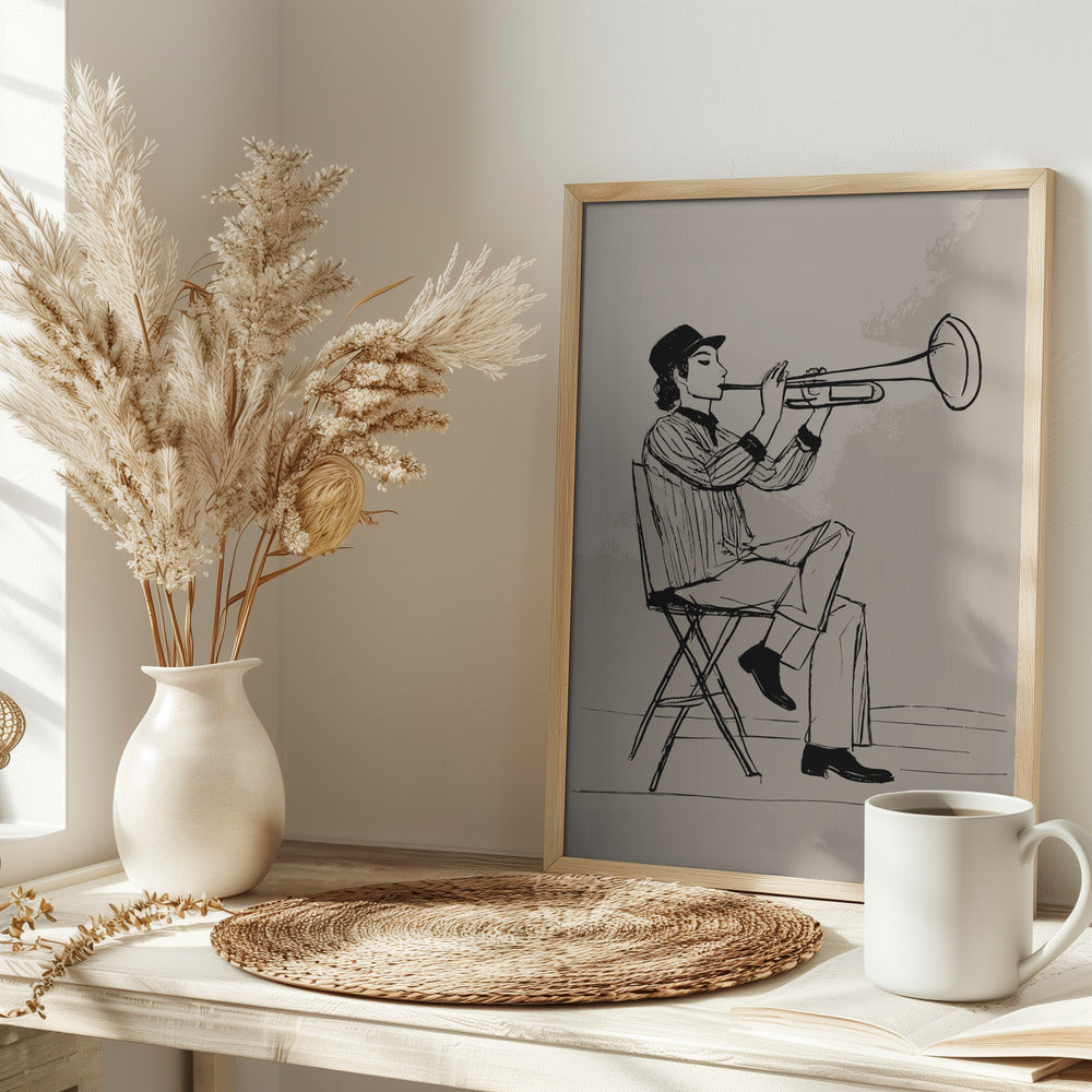 Trumpet Man Poster