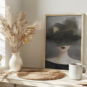 Lady In Hat No 2 Poster