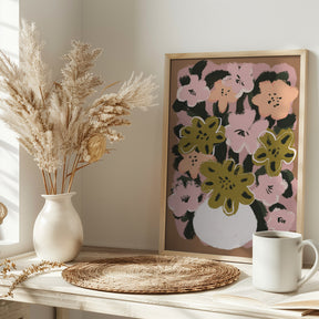 Pastel Flower Impression No 7 Poster