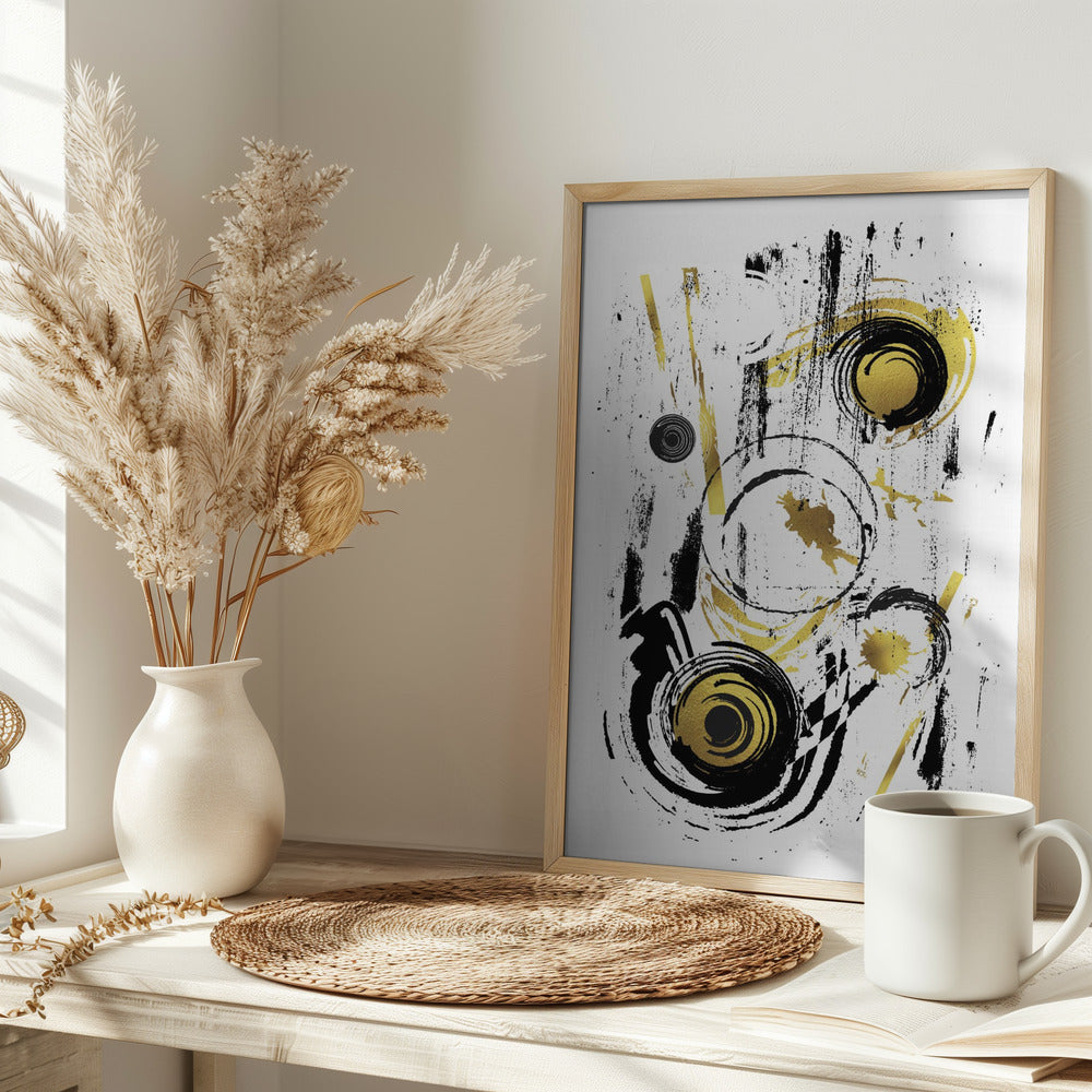 ABSTRACT ART Dynamic Game Poster