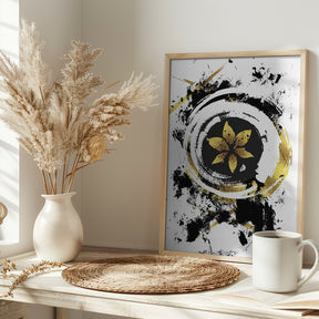 ABSTRACT ART Flower Poster