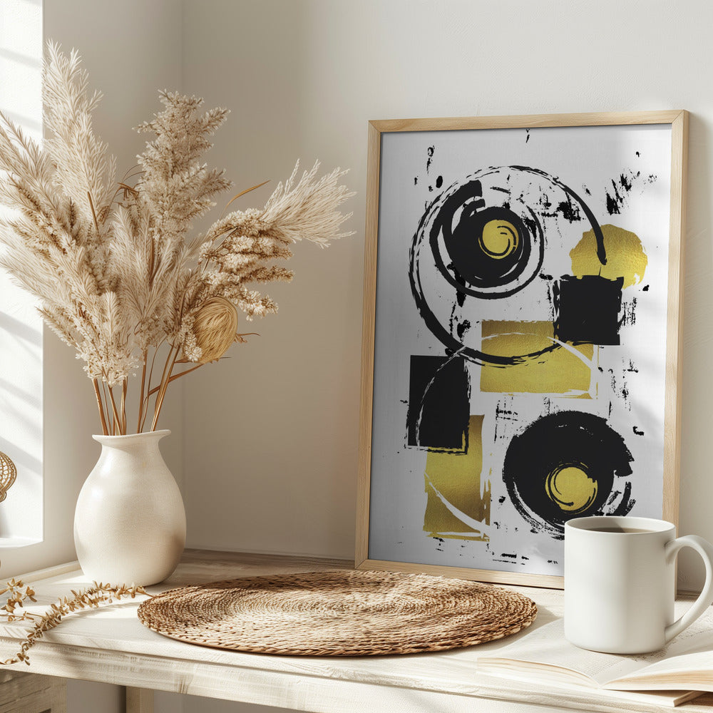 ABSTRACT ART Geometry Poster