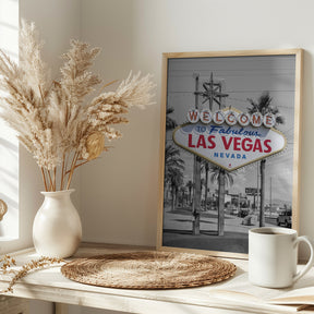 LAS VEGAS Sign - colorkey Poster