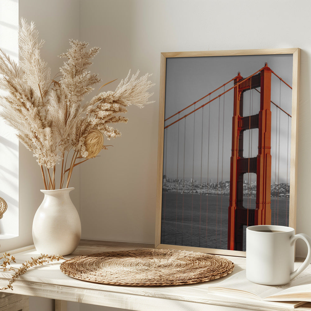 Golden Gate Bridge in Detail Poster