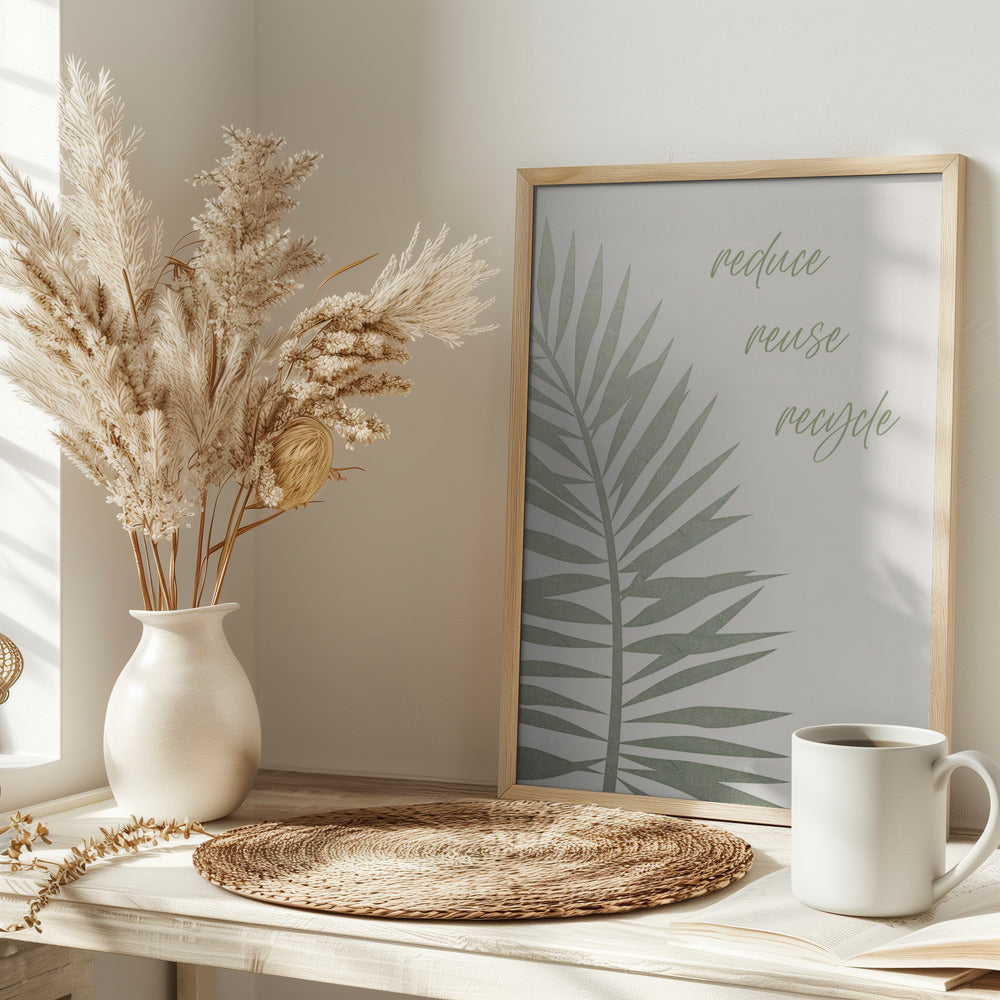 Reduce - reuse - recycle Poster