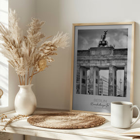 In focus: BERLIN Brandenburg Gate Poster