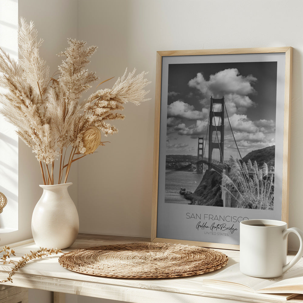 In focus: SAN FRANCISCO Golden Gate Bridge Poster