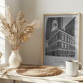 In focus: BOSTON Faneuil Hall Poster