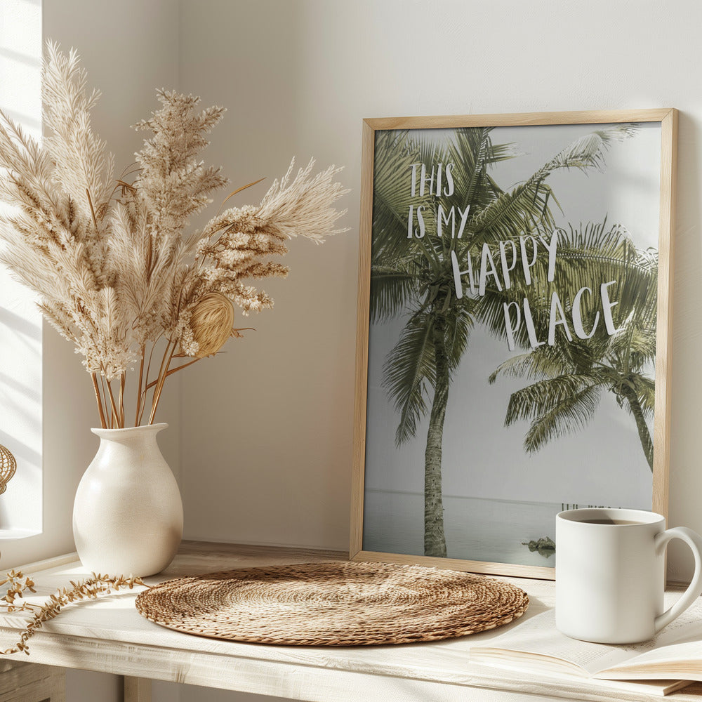 This is my happy place | Oceanview Poster