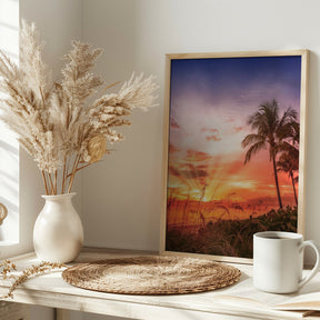 BONITA BEACH Picturesque Sunset Poster