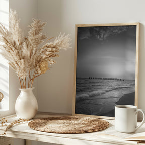 Gasparilla Island - Monochrome coastal impression Poster