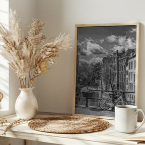 UTRECHT Oudegracht with view in southern direction | Monochrome Poster