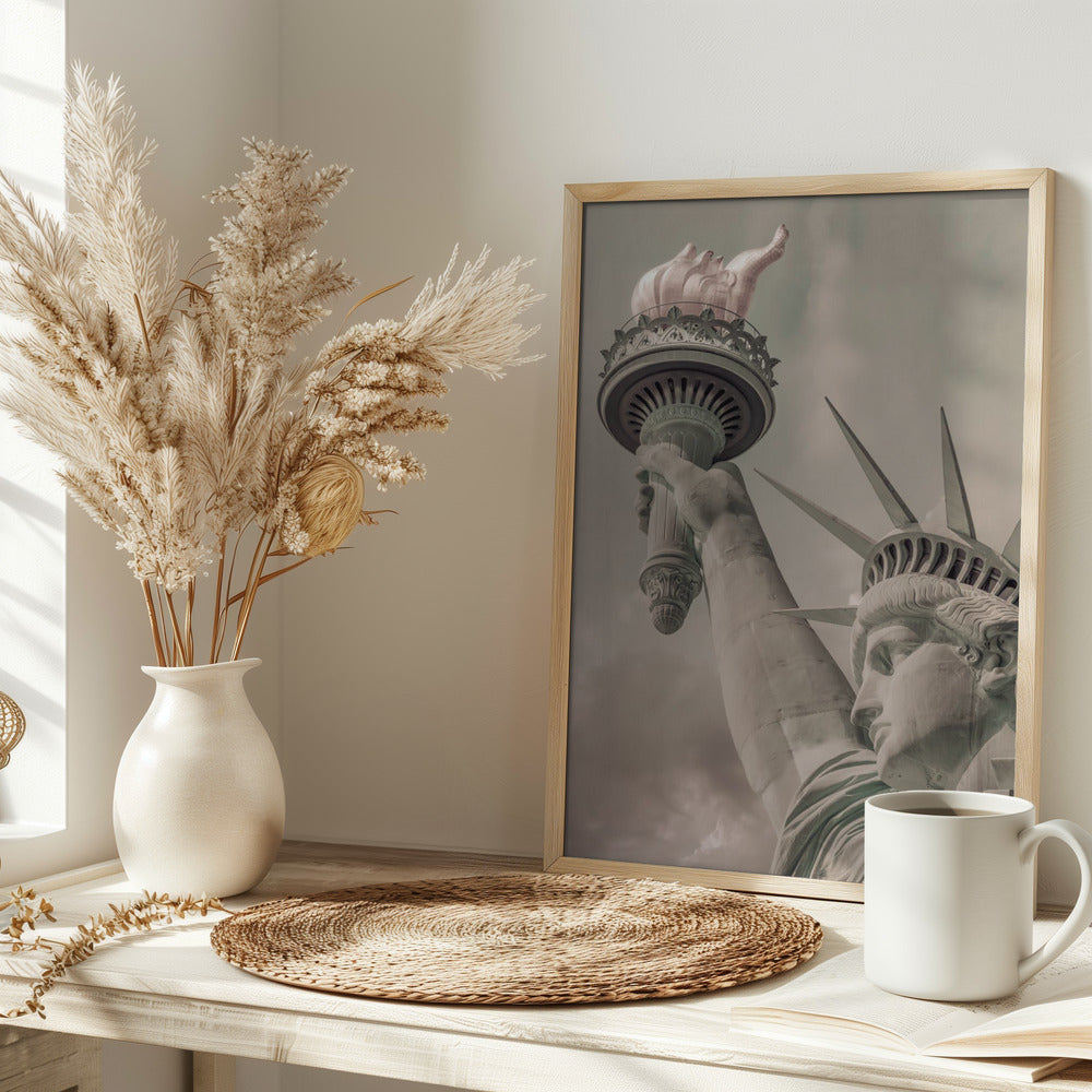 NEW YORK CITY Statue of Liberty | urban vintage style Poster