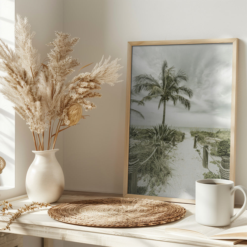 Vintage path to the beach Poster