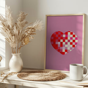 Pixel heart Poster