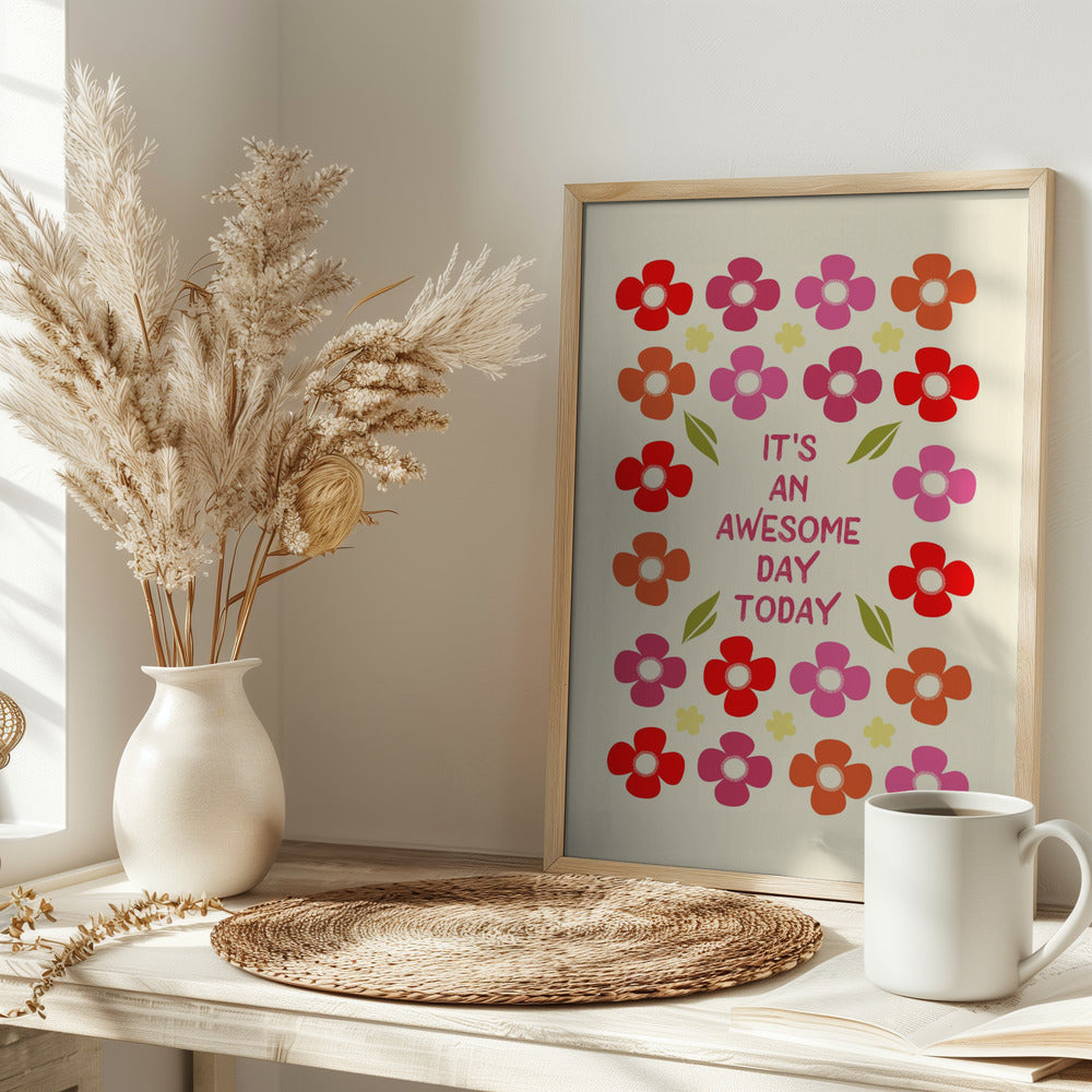 Awesome flowers Poster