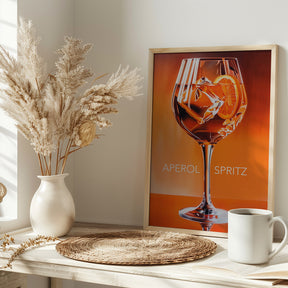 Aperol Spritz Orange Poster