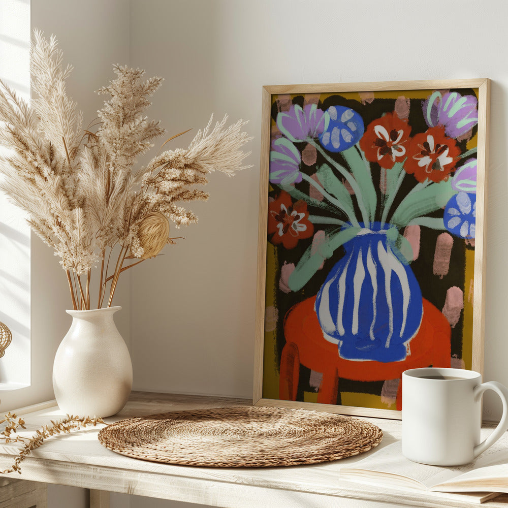 Floral still life no 2 Poster