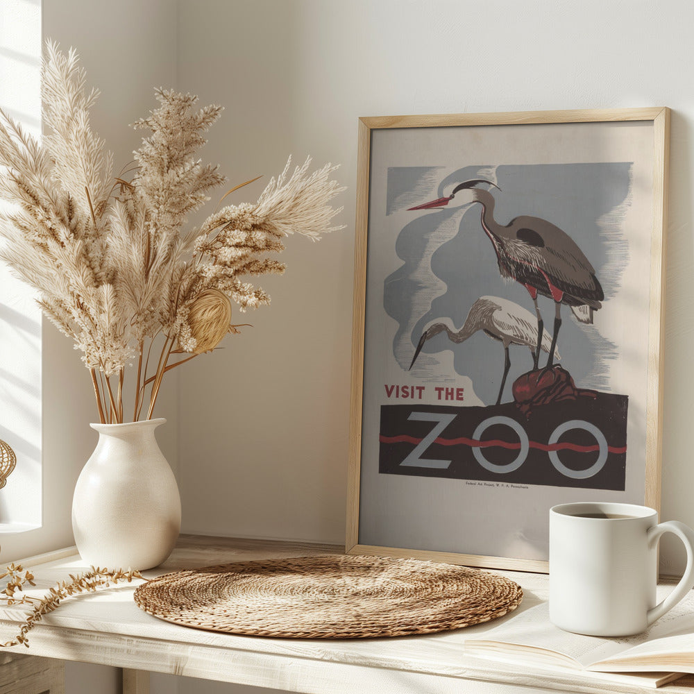 Visit the Zoo Poster