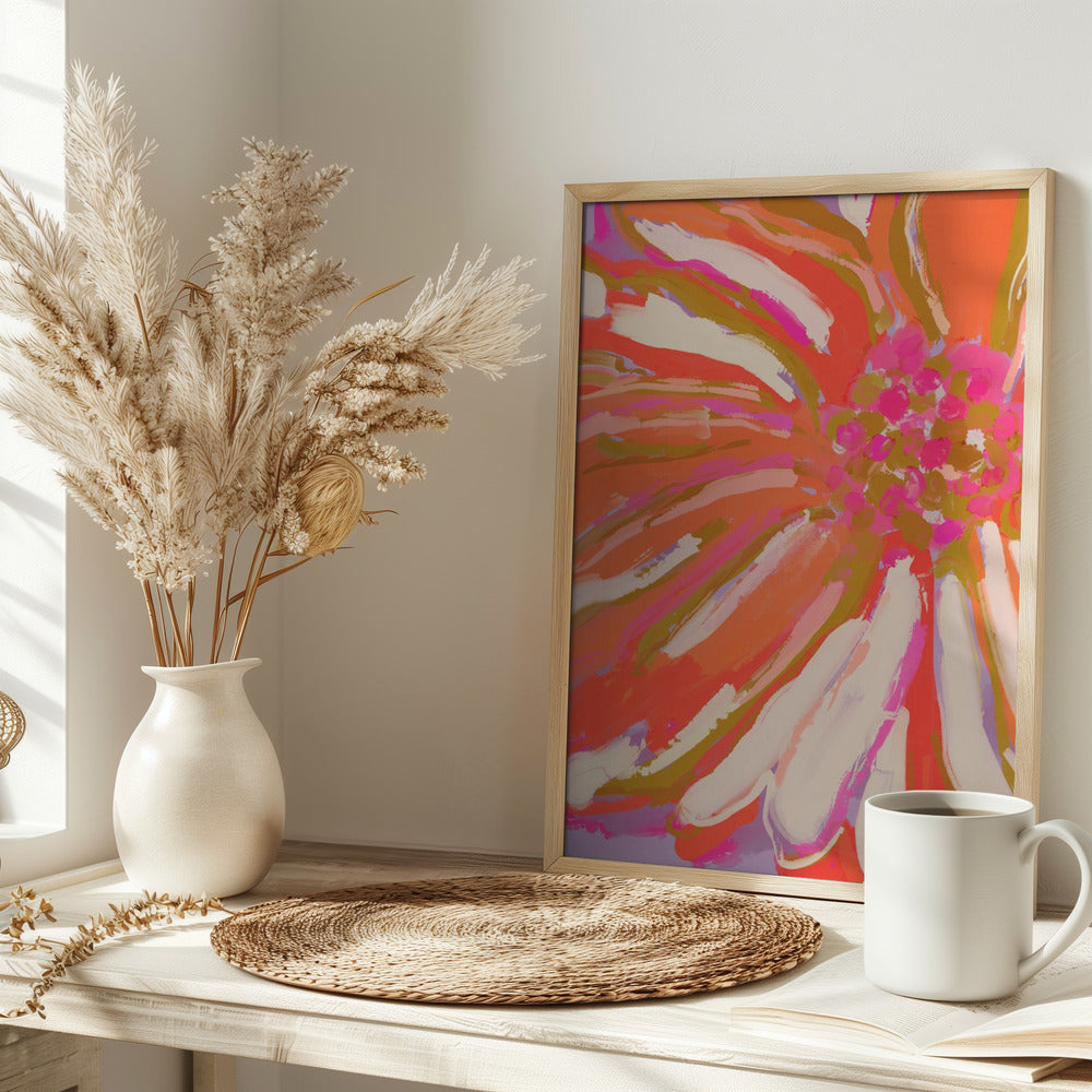 Abstract flower detail Poster