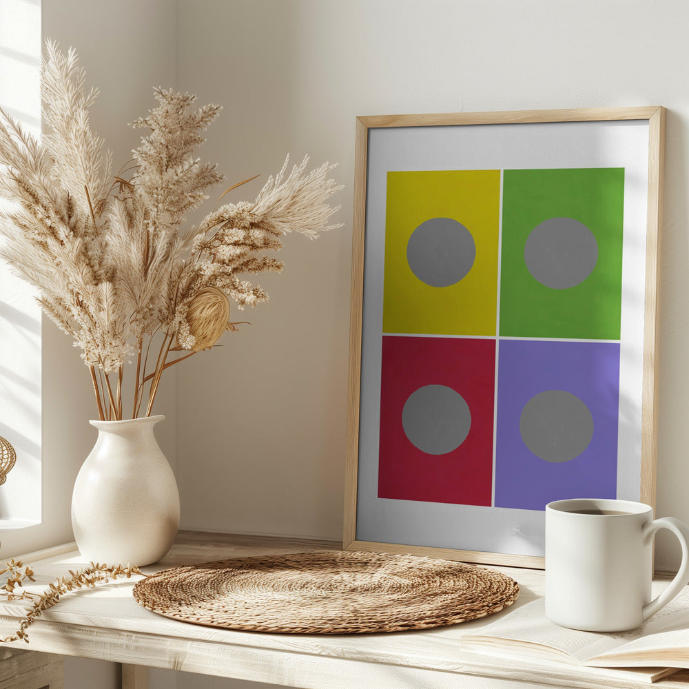 Contrast of hue Poster