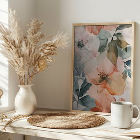 Watercolor Floral No. 3 Poster