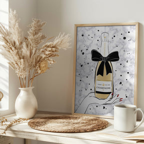 Holding Champagne Poster