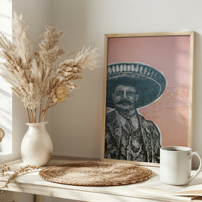 Mexican wall art in Oaxaca Poster