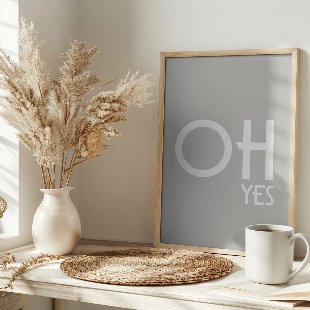 Oh Yes Griratio 2x3 Print By Bohonewart Poster