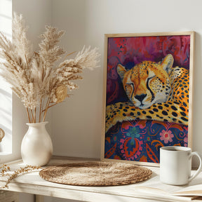 Resting Cheetah Poster