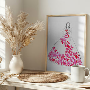 Oleta fashion illustration Poster