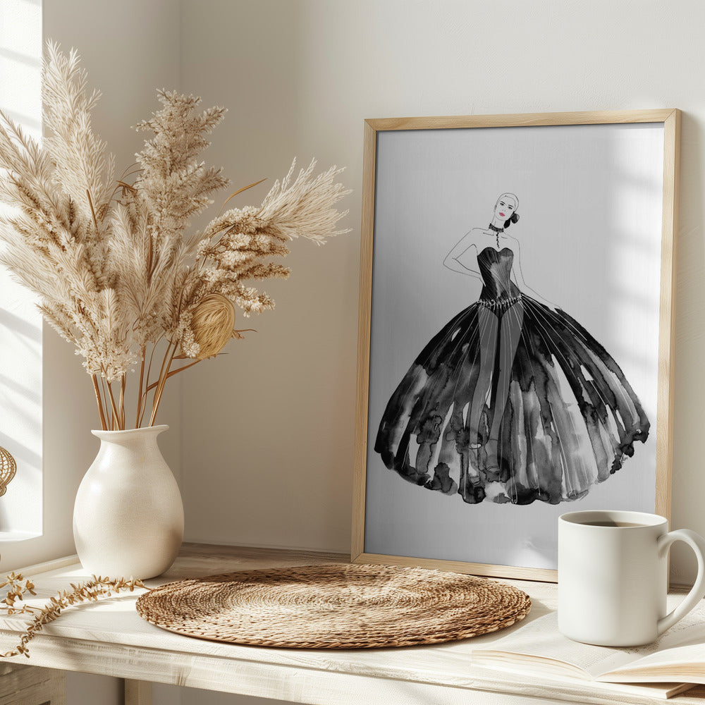 Beren fashion illustration Poster