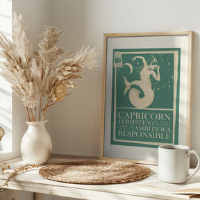 Capricorn Zodiac Poster Poster