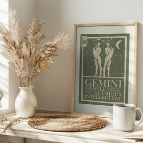 Gemini Zodiac Poster Poster