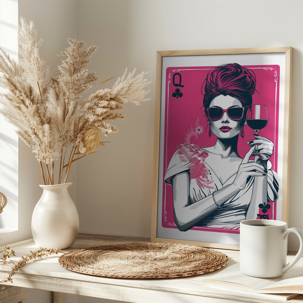 Queen of Clubs Poster