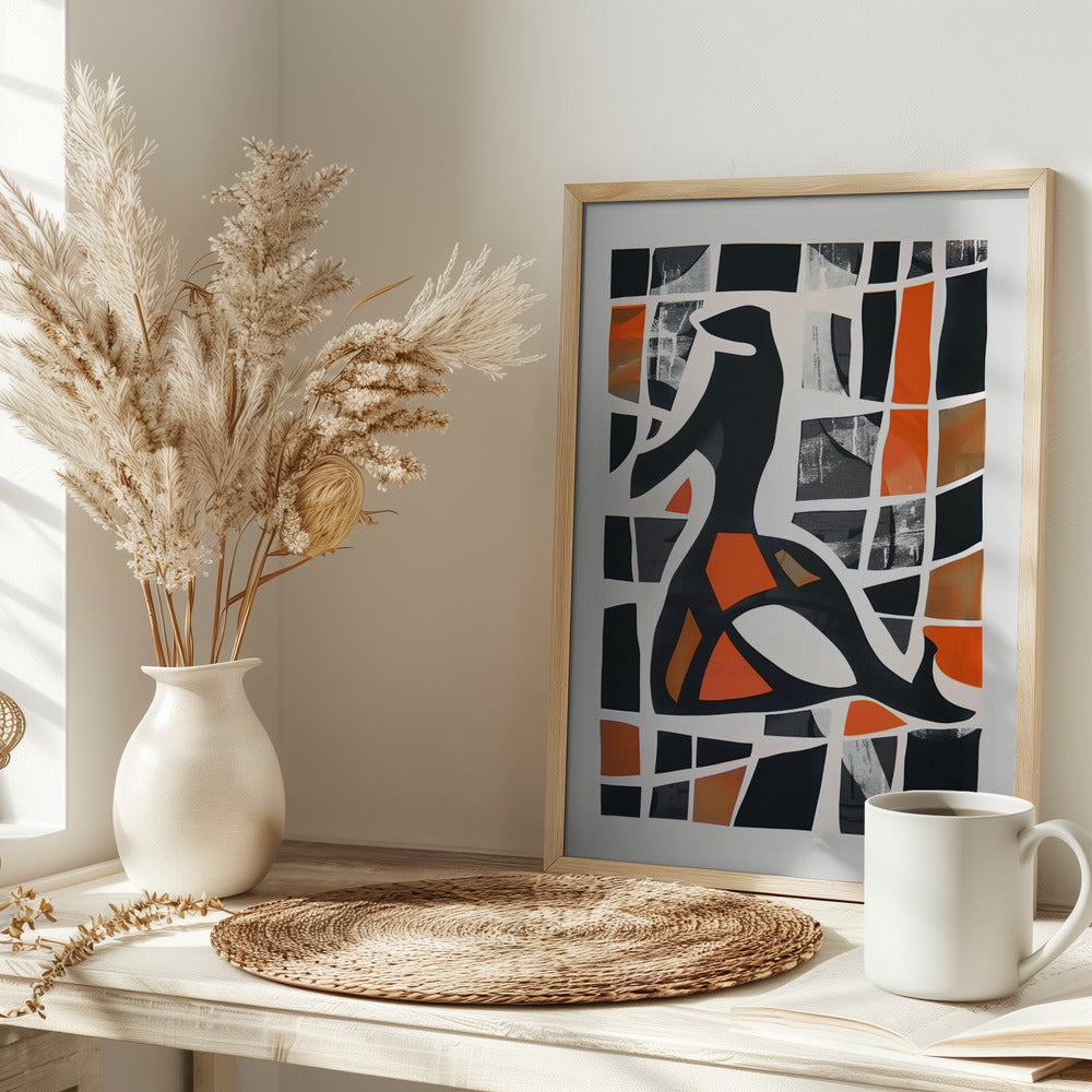 Geometric Aviary Poster