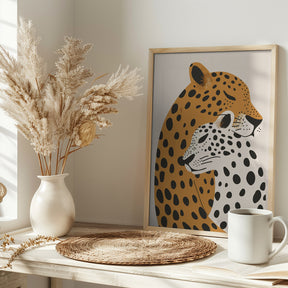 Leopard Mom Poster