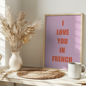 Frenchloveorange Ratioiso Poster