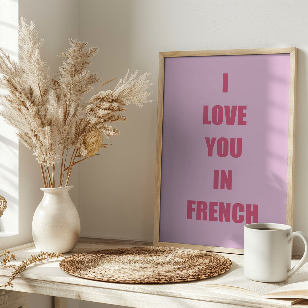 Frenchlovepink Ratioiso Poster