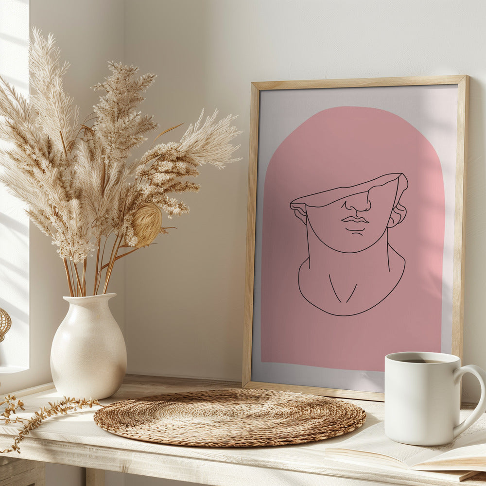 Aestheticmanpink Ratioiso Poster