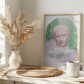 Ancientstatuepastel Ratioiso Poster