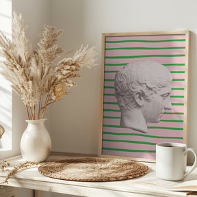 Ancientstatuestripes Ratio2x3 Poster