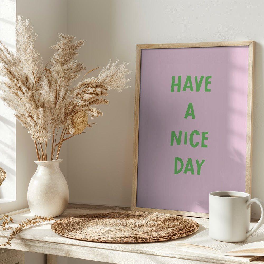 Nicedaygreen Ratio2x3 Poster